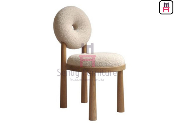 kopen Uit:hollen-uit om Achter Witte Fluweel Beklede Restaurantstoel online manufacture