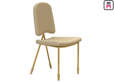 kopen De noordse Stoelen van het het Roestvrije staalrestaurant van de Fluweel Dansende Stoel met Pijlpunt Gouden Been online manufacture