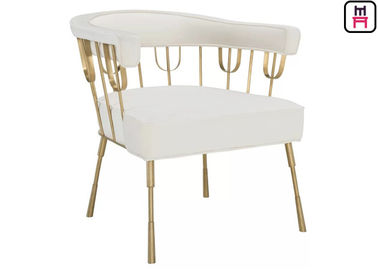 kopen Van het het Roestvrije staalrestaurant van de Nordiceluxe van het de Stoelen de Gouden Leer Stoelen van het het Hotelwapen online manufacture