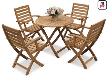 kopen Rechthoek/Ronde/Vierkant die Lijst en van de Stoelen Stevige Houten Tuin Meubilairreeksen vouwen online manufacture