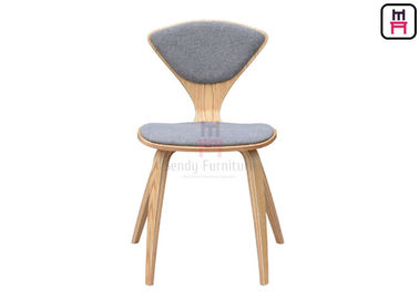 kopen Stoelen van het driehoeks de Houten Houten Restaurant, Terug Beklede Ongewapende het Dineren Stoel online manufacture