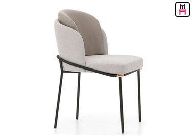 kopen Het gebogen Moderne Metaalrestaurant zit Moderne Minimalistische Stijl met Black metalstructuur voor online manufacture