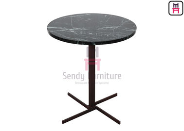 kopen De gekruiste Koffietafels van de de Basisluxe van X SS met Ronde & Vierkante Vorm D45cm/60cm online manufacture