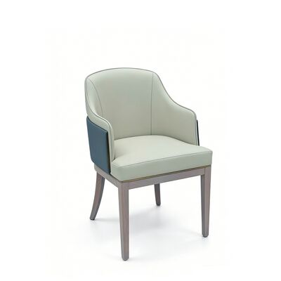 kopen Tweekleurige Houten Restaurantstoel | Luxe Custom Eetkamerstoel online manufacture