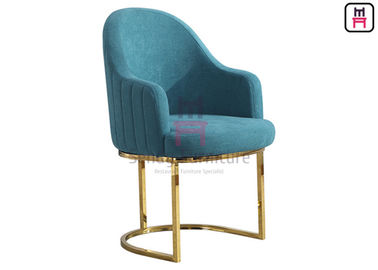 kopen Blue Velvet-de Stoelen van het het Roestvrije staalrestaurant van de Cantileverstoel Binnen voor Hal online manufacture