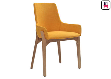 Het moderne Minimalistische Houten Restaurant zit Noordse Stoffenzetels W43 * D41 * H80cm voor