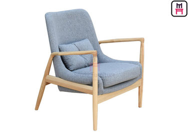 Van de Bankstoel van het eiken Hout Blauw Restaurant Noords Modern Type 66 * 69 * 84 Cm