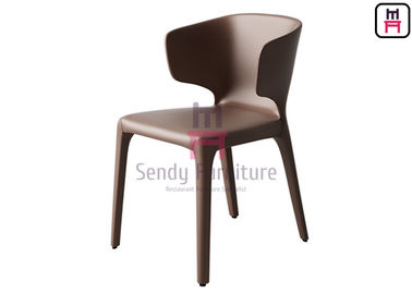 Eigentijdse Stijlleer het Dineren Stoelen met Bruine/Zwarte/Grijze Kleur