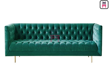 3 de Knoopdecoratie van zetelssofa velvet upholstered restaurant booth voor Hotelhal