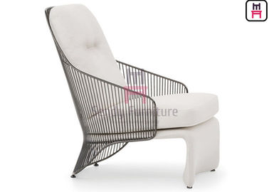 Goud/Chrom-van de de Bankstoel van het Kleurenmeubilair het Roestvrije staalchaise-longues voor Hotel