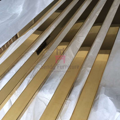 Het geborstelde Gouden Galvaniserende Palet SS 2.7m van de Meubilairkleur