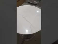 Geborstelde Gouden Tulip Base met Marmeren Koffietafel/van de Trompetlijst Basis