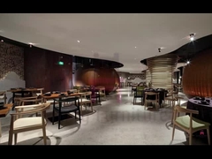 Over- Houten het Restaurantstoelen van de Groottearmsteun met Leerkussen/Houten Kader