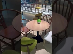 4 personen / 6 personen Sperrhout / Laminat Waterdicht Eettafel Voor restaurantgebruik