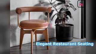 Houten restaurantstoelen Tijdloze elegantie