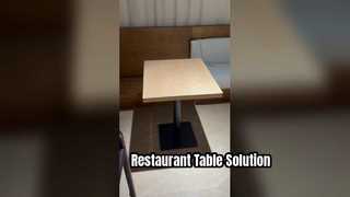 Duurzame melamine eettafel voor restaurants